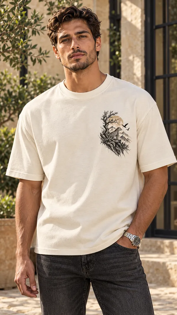 Off_White_Cotton_Regular_Fit_T-Shirt_For_Men