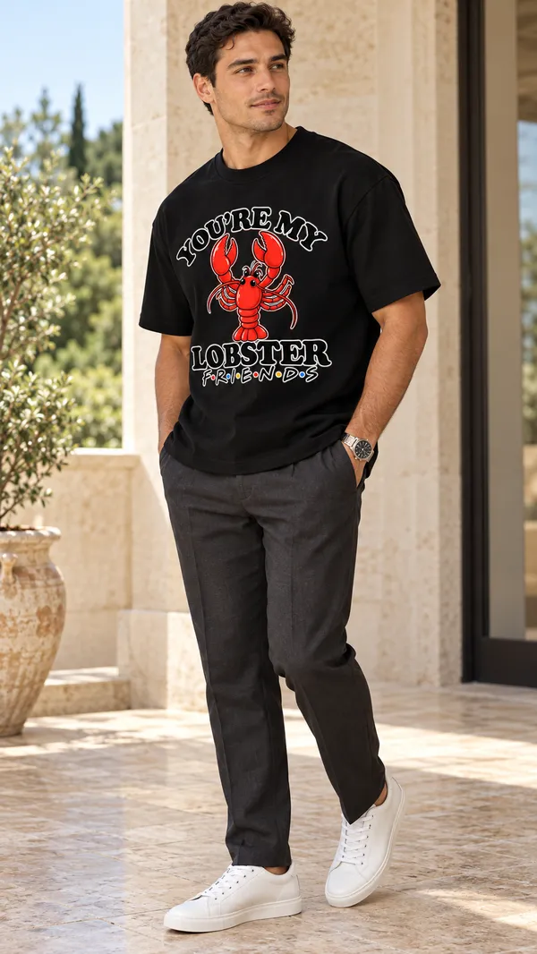 Black_Graphic_Casual_T-Shirt_For_Men