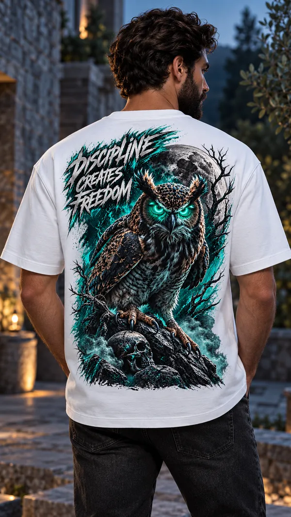 White_Graphic_Regular_Fit_T-Shirt_For_Men