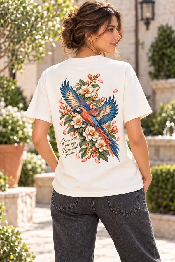 White_Graphic_Regular_Fit_T-Shirt_For_Women