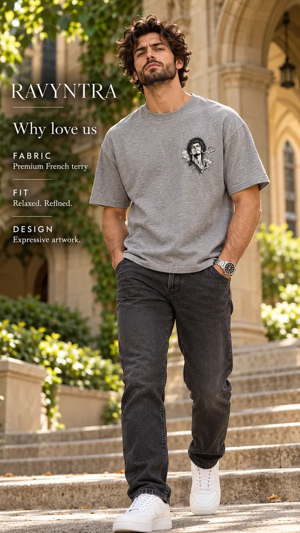 Grey_Graphic_Print_Relaxed_Fit_T-Shirt_For_Men