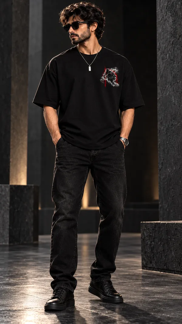 Black_Graphic_Oversized_T-Shirt_For_Men