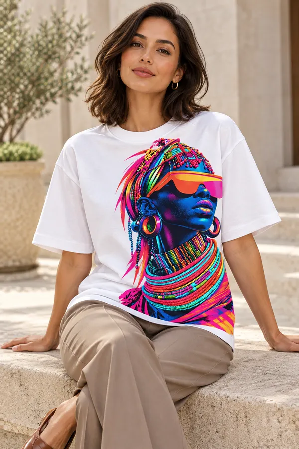 White_Graphic_Print_Oversized_T-Shirt_For_Women