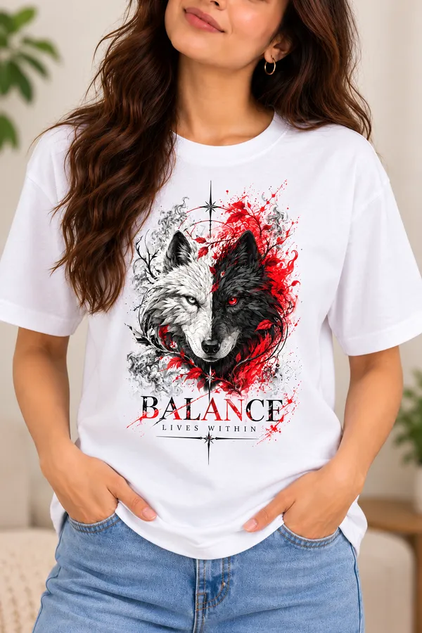 White_Graphic_Print_Relaxed_Fit_T-Shirt_For_Women