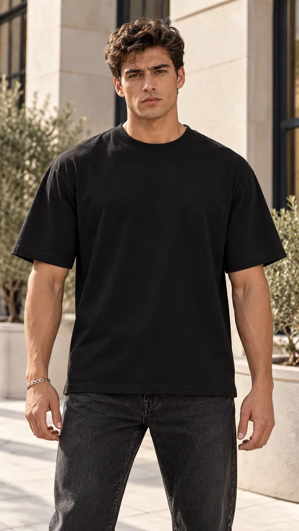 Black_Graphic_Print_T-Shirt_For_Men