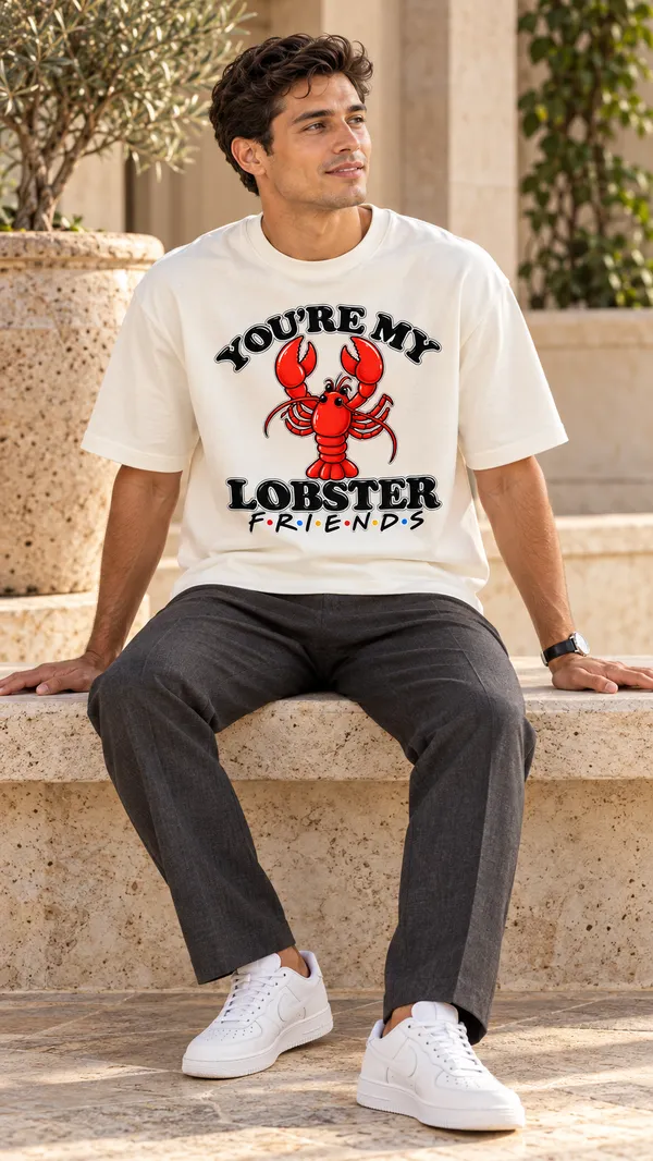 White_Graphic_Casual_Fit_T-Shirt_For_Men
