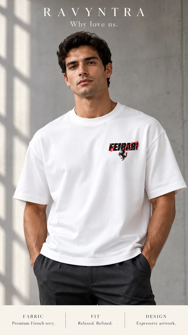 White_Graphic_Print_T-Shirt_For_Men