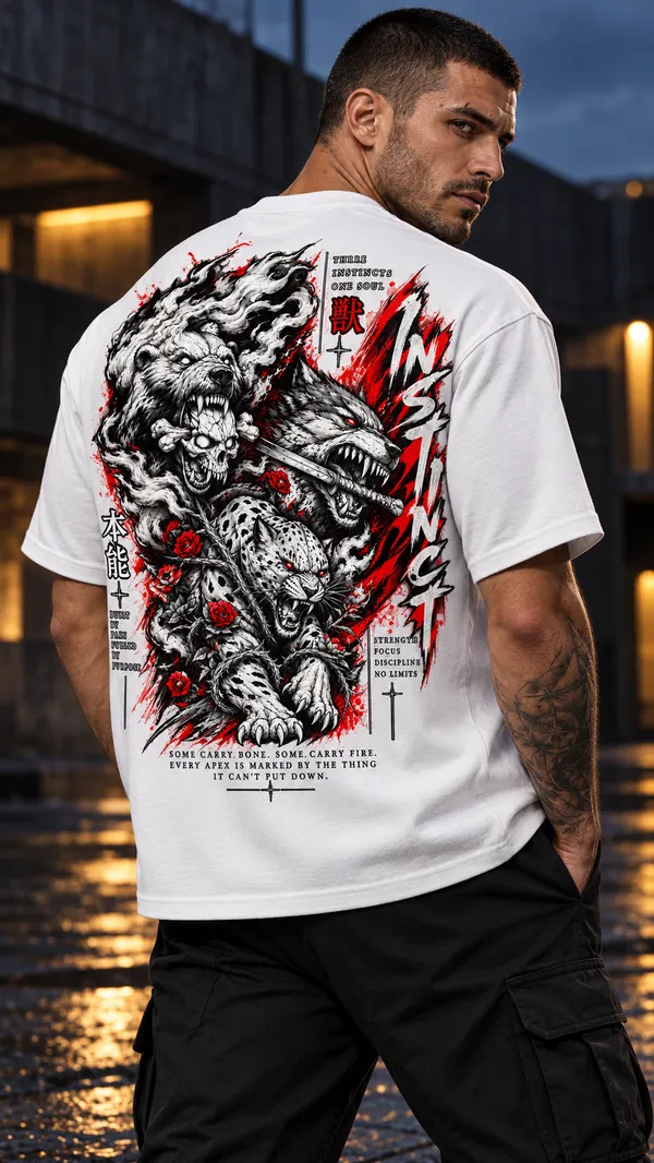 White_Graphic_Print_T-Shirt_For_Men