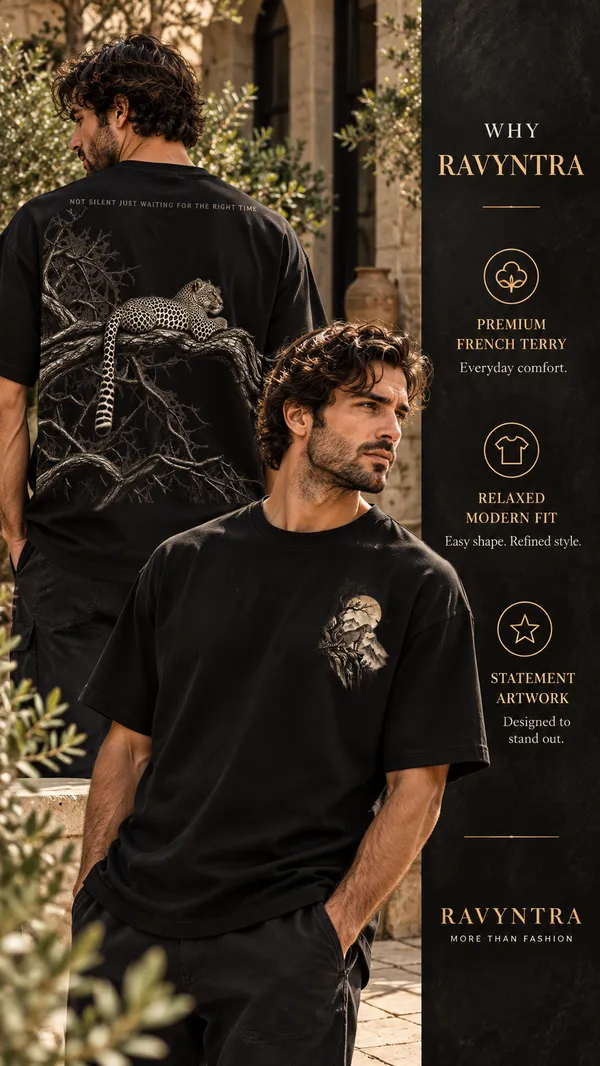 Black_Cotton_Graphic_T-Shirt_For_Men