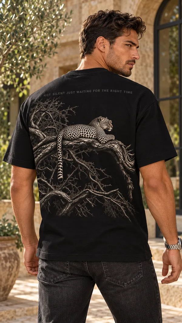 Black_Cotton_Graphic_T-Shirt_For_Men