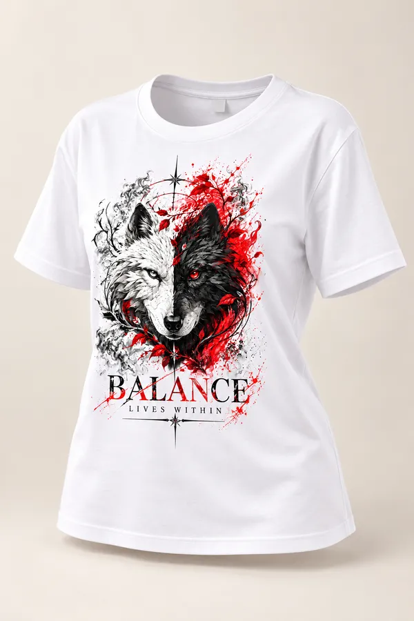 White_Graphic_Print_Relaxed_Fit_T-Shirt_For_Women
