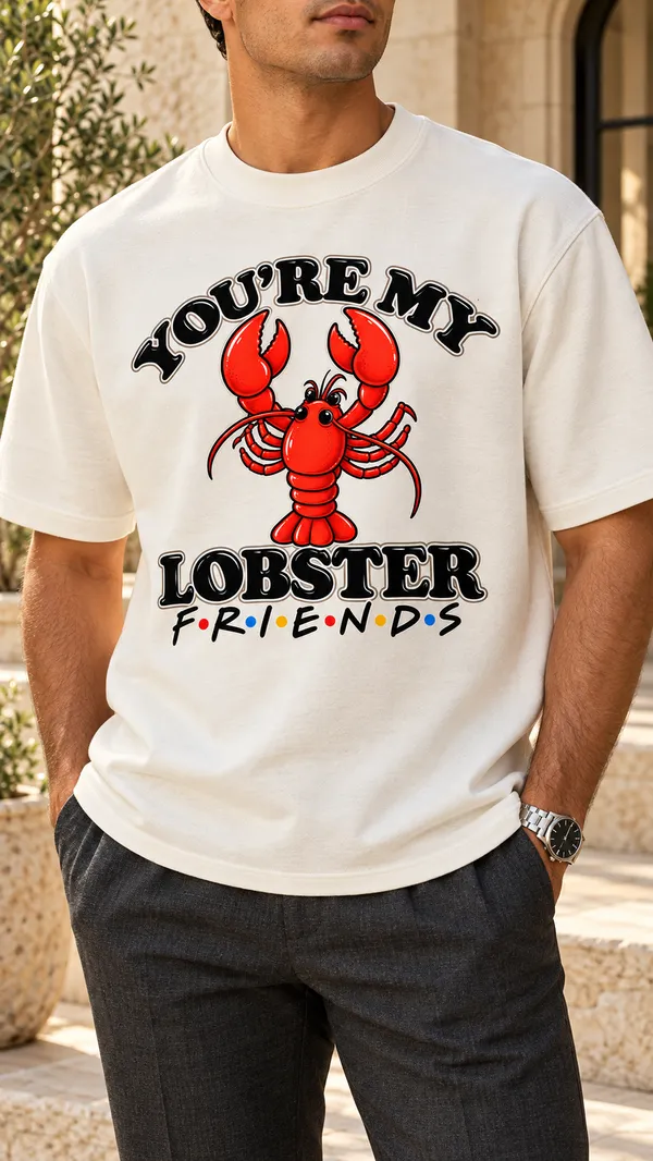 White_Graphic_Casual_Fit_T-Shirt_For_Men
