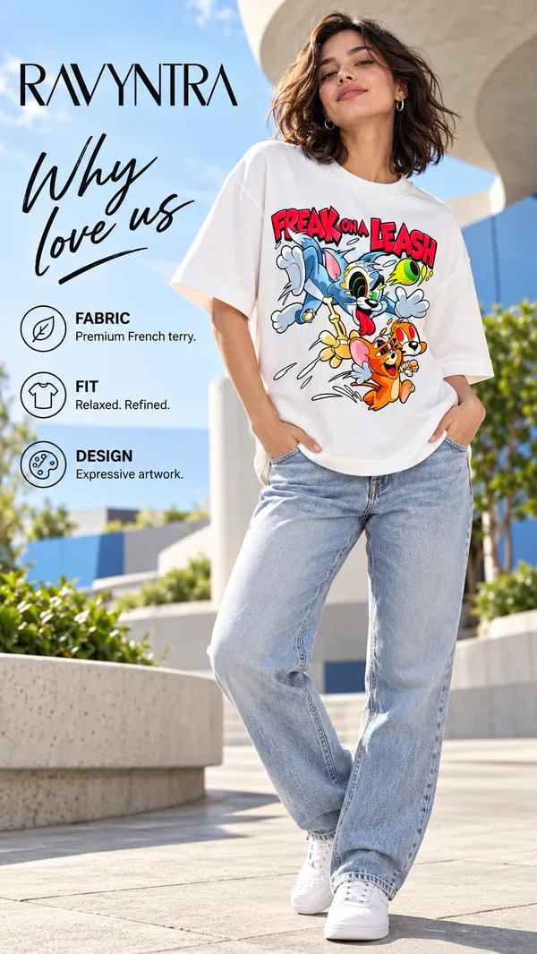 White_Oversized_Graphic_T-Shirt_For_Women