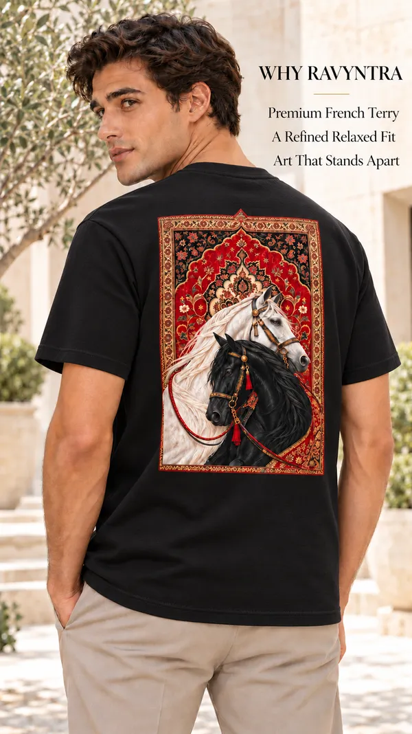 Black_French_Terry_Relaxed_Fit_T-Shirt_For_Men
