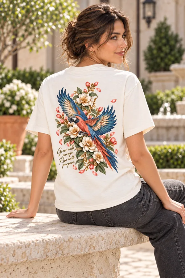 White_Graphic_Regular_Fit_T-Shirt_For_Women