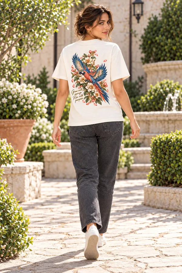 White_Graphic_Regular_Fit_T-Shirt_For_Women
