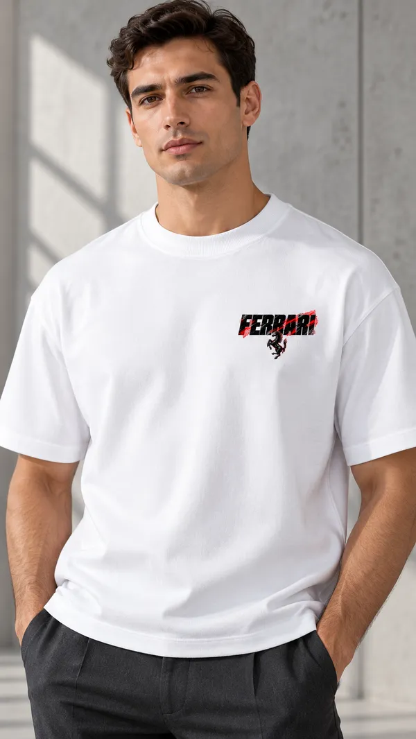White_Graphic_Print_T-Shirt_For_Men