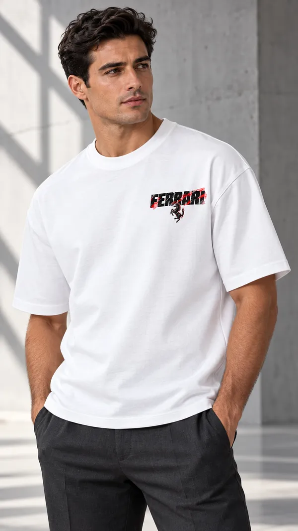 White_Graphic_Print_T-Shirt_For_Men