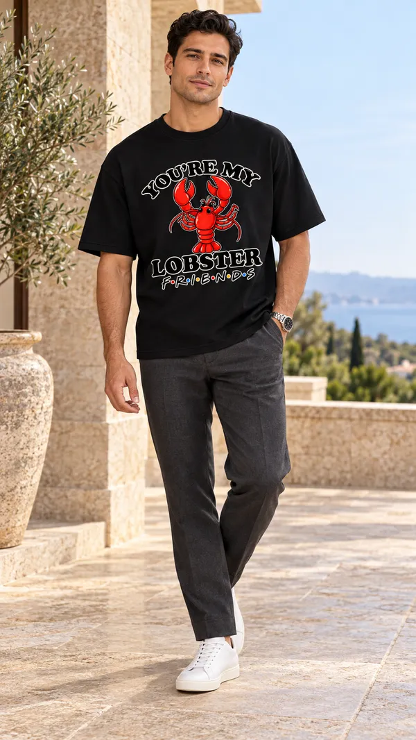 Black_Graphic_Casual_T-Shirt_For_Men