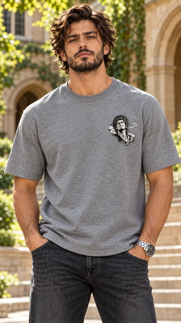 Grey_Graphic_Print_Relaxed_Fit_T-Shirt_For_Men
