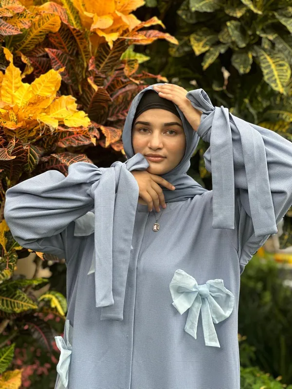 Baby_Blue_Popcorn_Fabric_3D_Bow_Abaya_For_Women