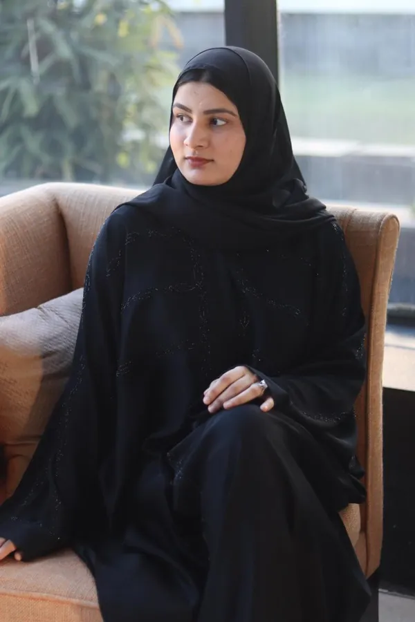 Black_Nida_Rhinestone_Detail_Abaya_With_Niqab_Hijab_For_Women