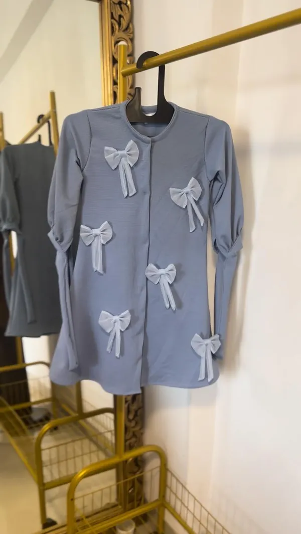 Baby_Blue_Popcorn_Fabric_3D_Bow_Abaya_For_Girls