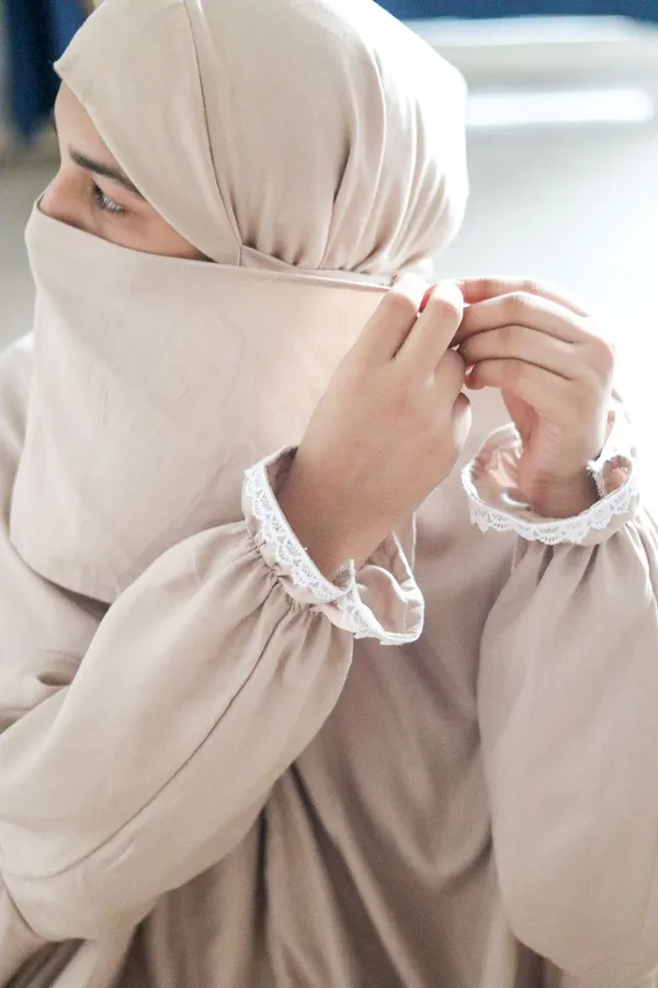 Beige_Rayon_Cotton_One_Piece_Jilbab_For_Women