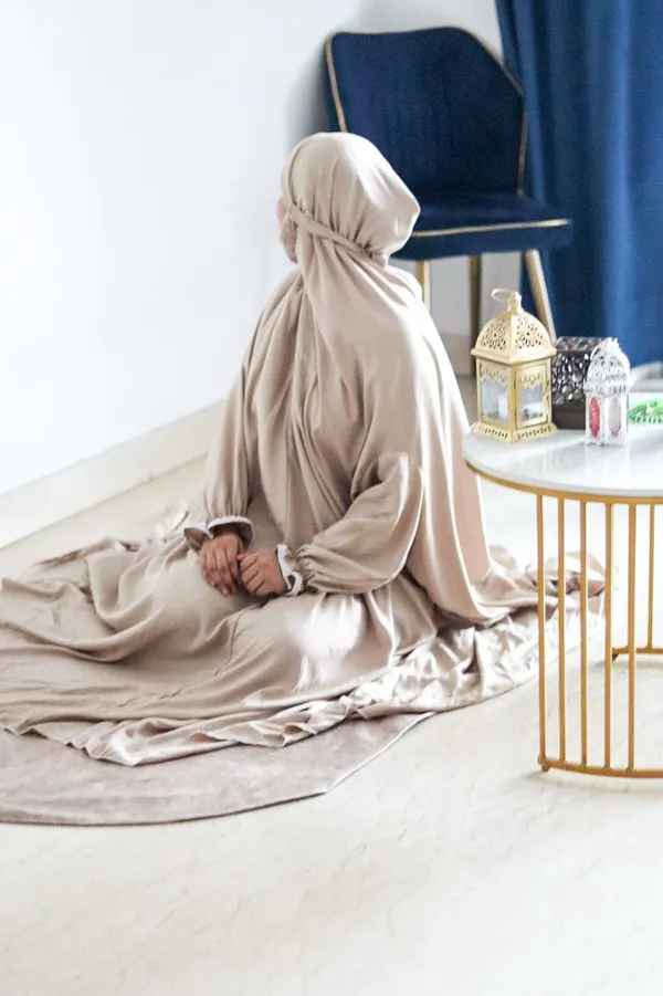 Beige_Rayon_Cotton_One_Piece_Jilbab_For_Women