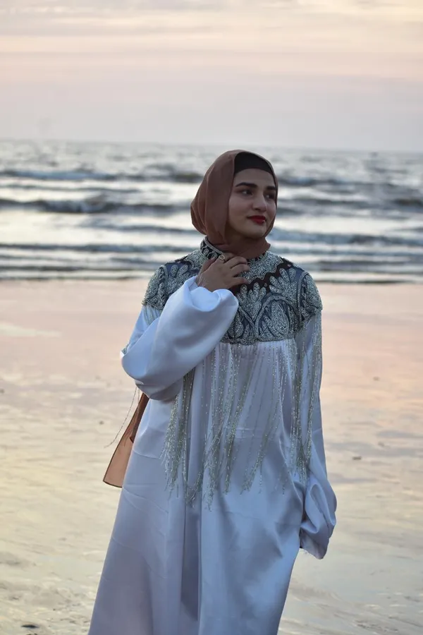 Black_White_Dual_Shade_Luxury_Handwork_Cape_For_Women