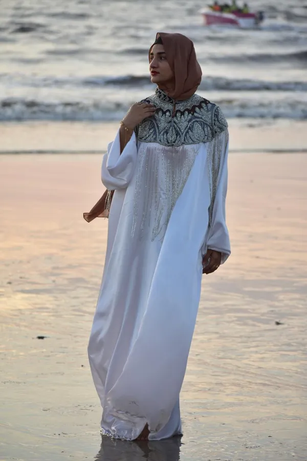 Black_White_Dual_Shade_Luxury_Handwork_Cape_For_Women