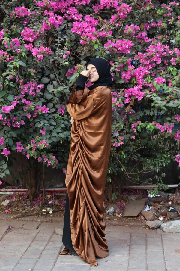 Brown_Shimmer_Shrug_With_Hijab_For_Women