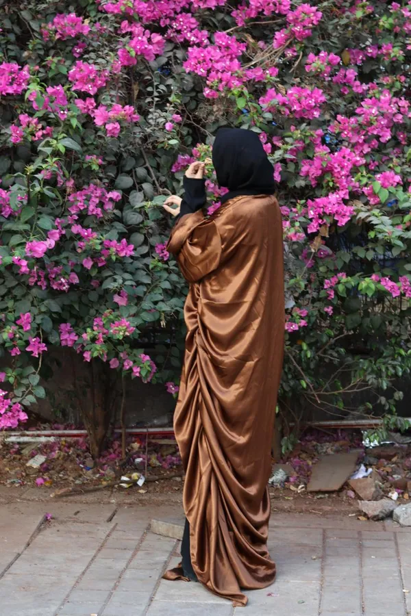 Brown_Shimmer_Shrug_With_Hijab_For_Women
