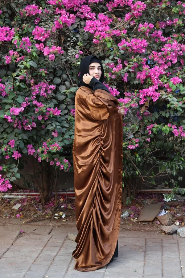 Brown_Shimmer_Shrug_With_Hijab_For_Women