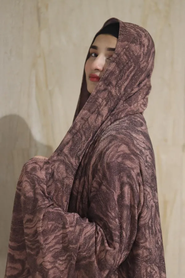 Mauve_Shimmer_Marble_Print_Shrug_Abaya_Set_For_Women