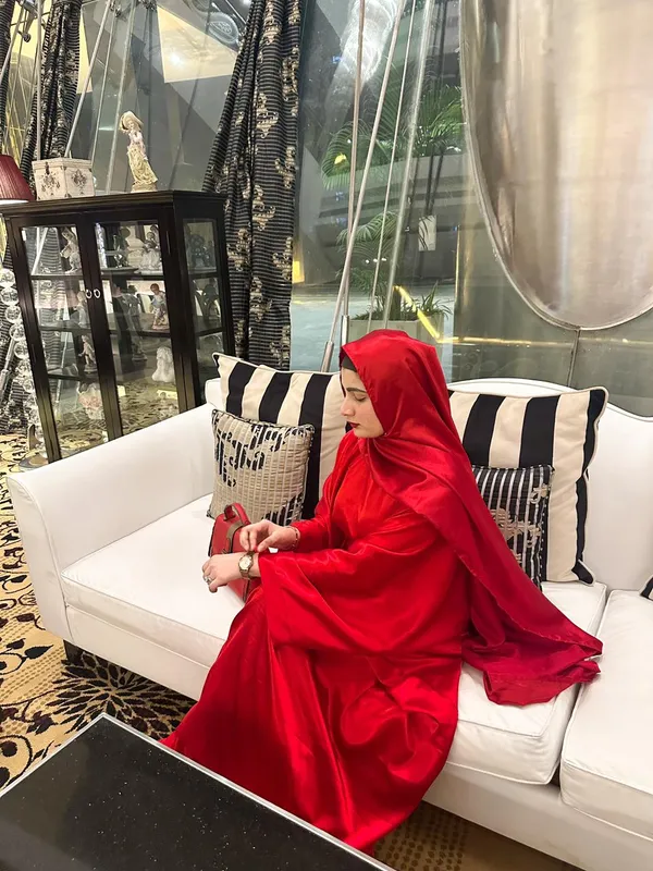 Red_Satin_Butterfly_Abaya_With_Attached_Inner_Belt_For_Women
