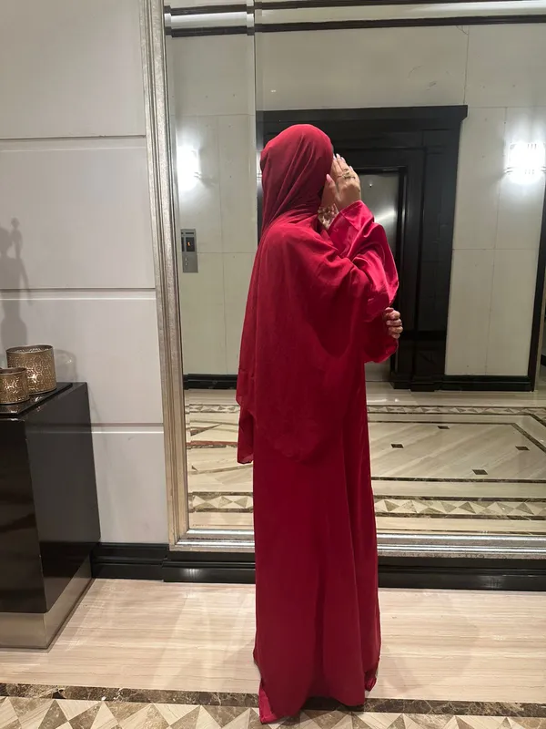 Red_2Pc_Abaya_Set_With_Inner_Slit_For_Women