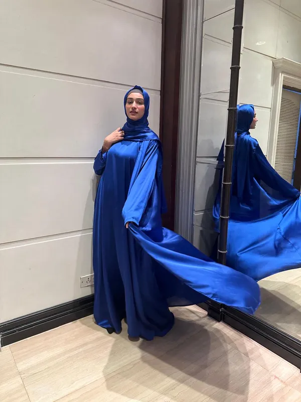 Blue_Satin_Luxe_Abaya_Set_With_Inner_Slit_Matching_Hijab