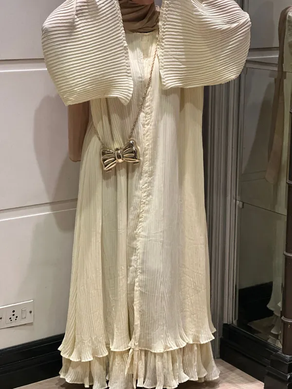 Lime_Pleated_Mermaid_Dress_For_Women