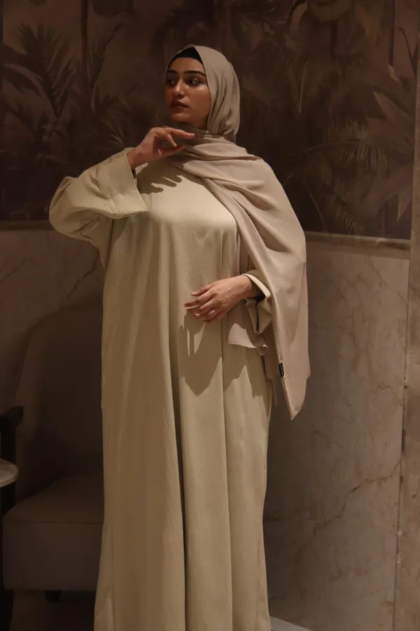 Beige_Cy_Fabric_Full_Sleeves_Inner_Slit_Dress_For_Women