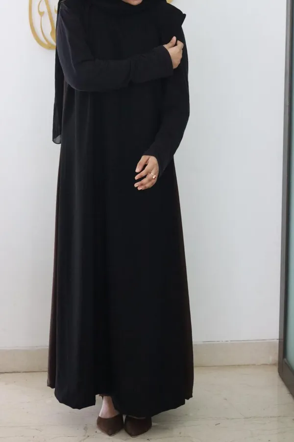 Brown_Black_Nida_Reversible_Sleeveless_Inner_Slit_Dress_For_Women