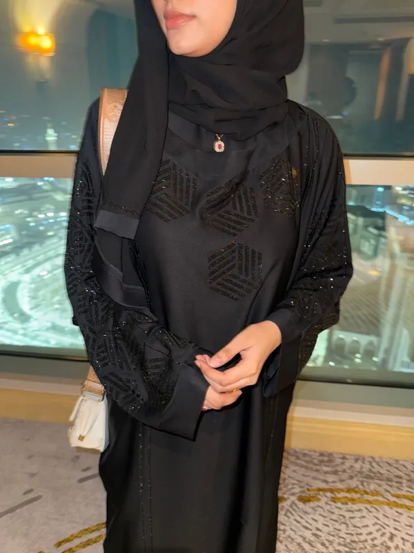 Black_Kaftan_Stonework_Abaya_With_Hijab_For_Women