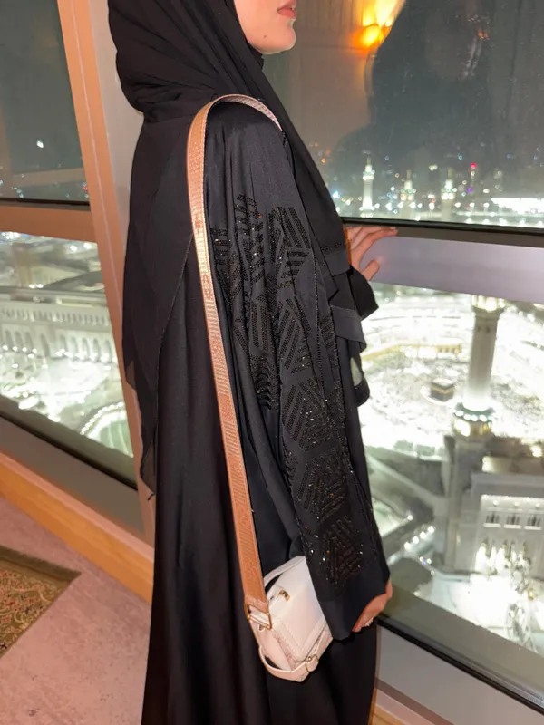 Black_Kaftan_Stonework_Abaya_With_Hijab_For_Women