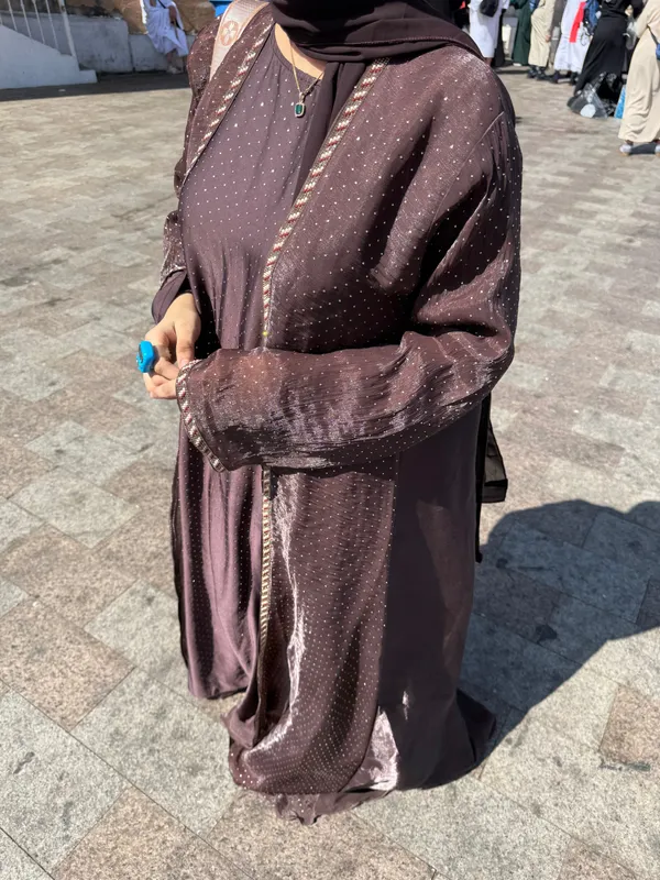 Hazel_Stonework_Shrug_Abaya_With_Inner_Slit_Hijab_For_Women