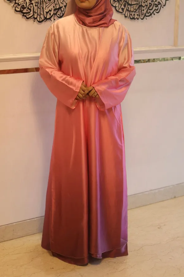Pink_Ombre_Abaya_With_Matching_Hijab_For_Women