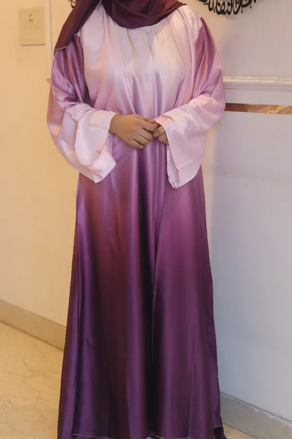 Purple_Ombre_Abaya_With_Matching_Hijab_For_Women