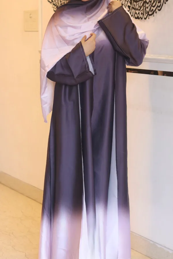 Deep_Purple_Ombre_Premium_Fabric_Abaya_With_Inner_Slit_Hijab_For_Women
