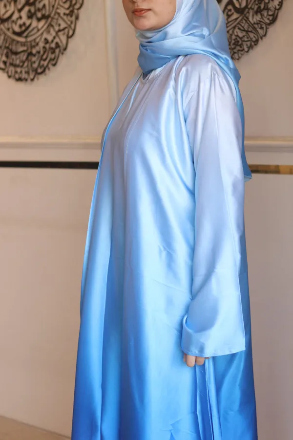 Blue_Ombre_Abaya_With_Matching_Hijab_For_Women
