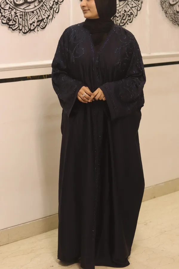 Blue_Tik_Tok_Fabric_Dubai_Style_Abaya_With_Hijab_For_Women