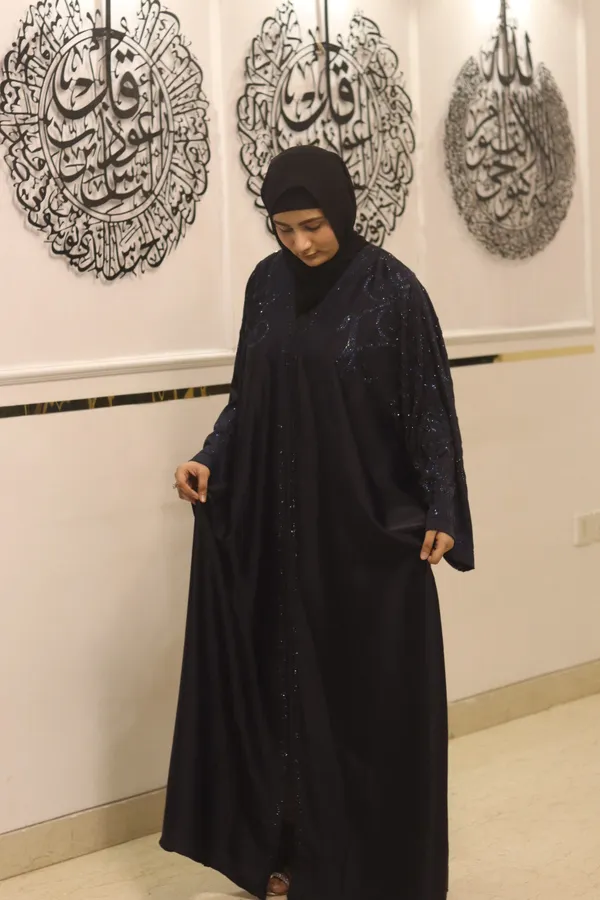 Blue_Tik_Tok_Fabric_Dubai_Style_Abaya_With_Hijab_For_Women